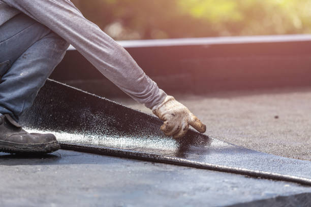 Professional Emergency Waterproofing technician working in Morrisville, PA